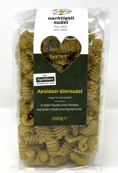 Apoldaer schwarzer Esel Biernudeln