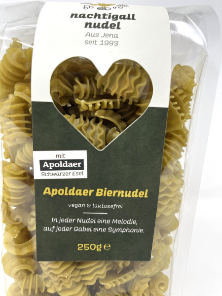 Apoldaer schwarzer Esel Biernudeln