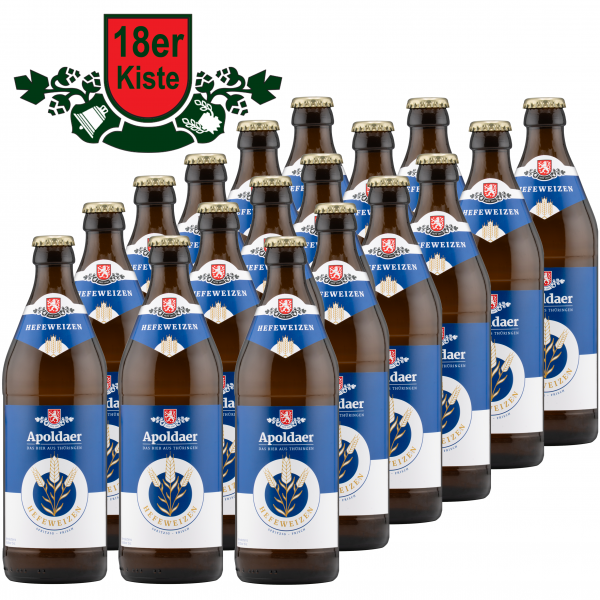18er Kiste Apoldaer Hefeweizen Hell
