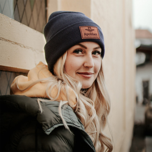 Wintermütze mit Apoldaer Logo