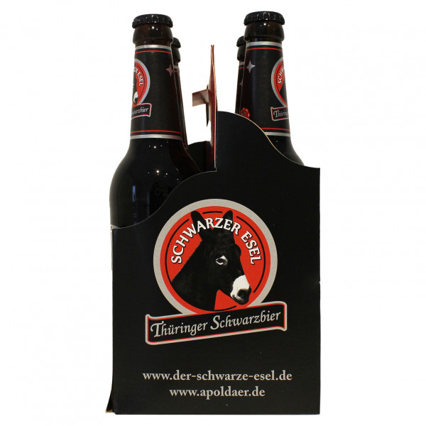 Schwarzer Esel 6er Träger