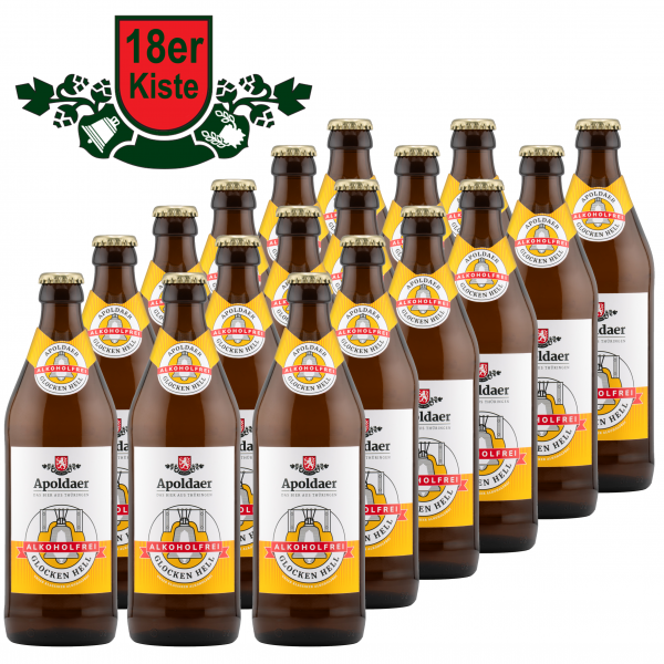 18er Kiste Apoldaer Glockenhell alkoholfrei